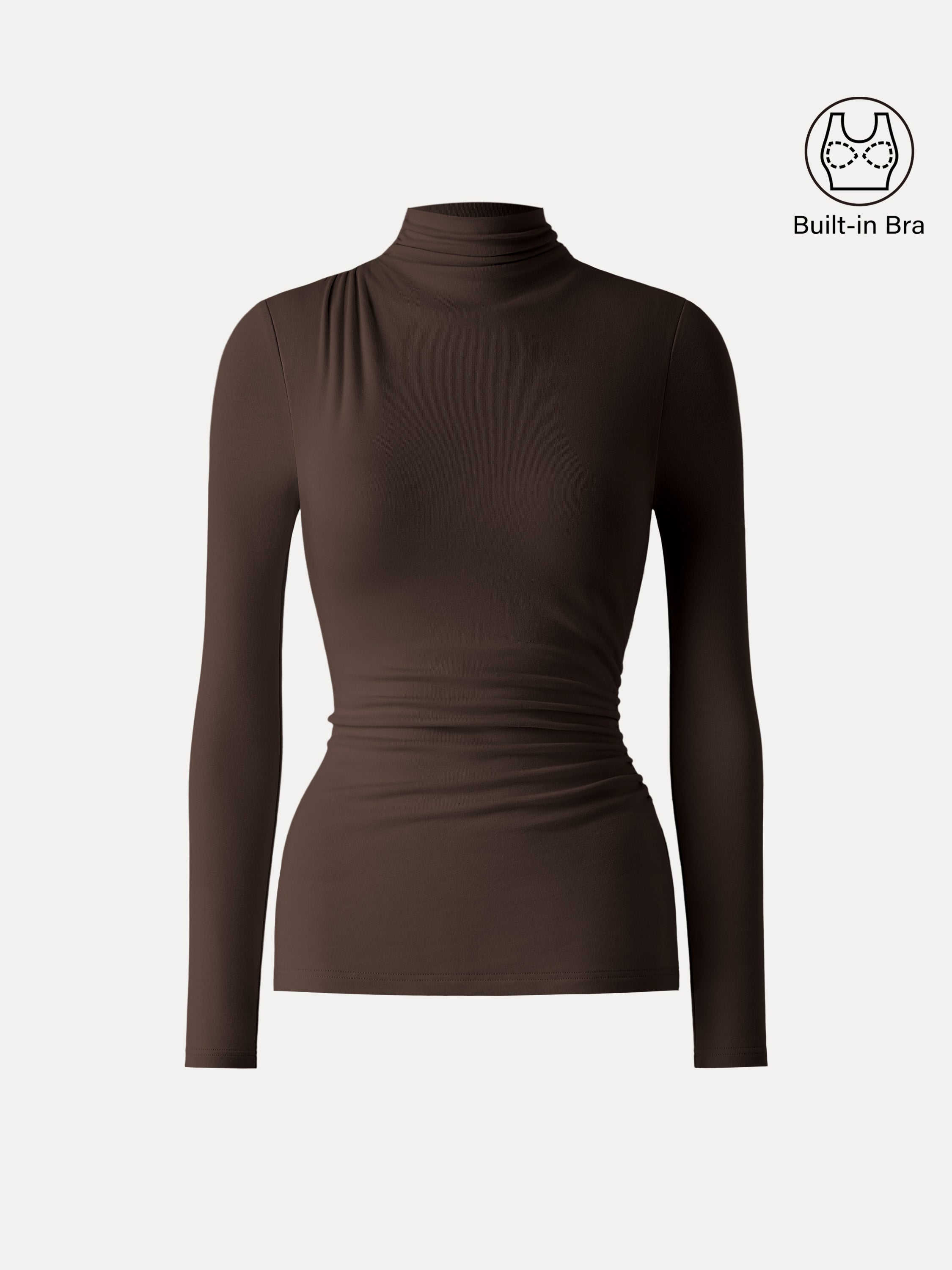ProWarm Turtleneck Ruched Brami