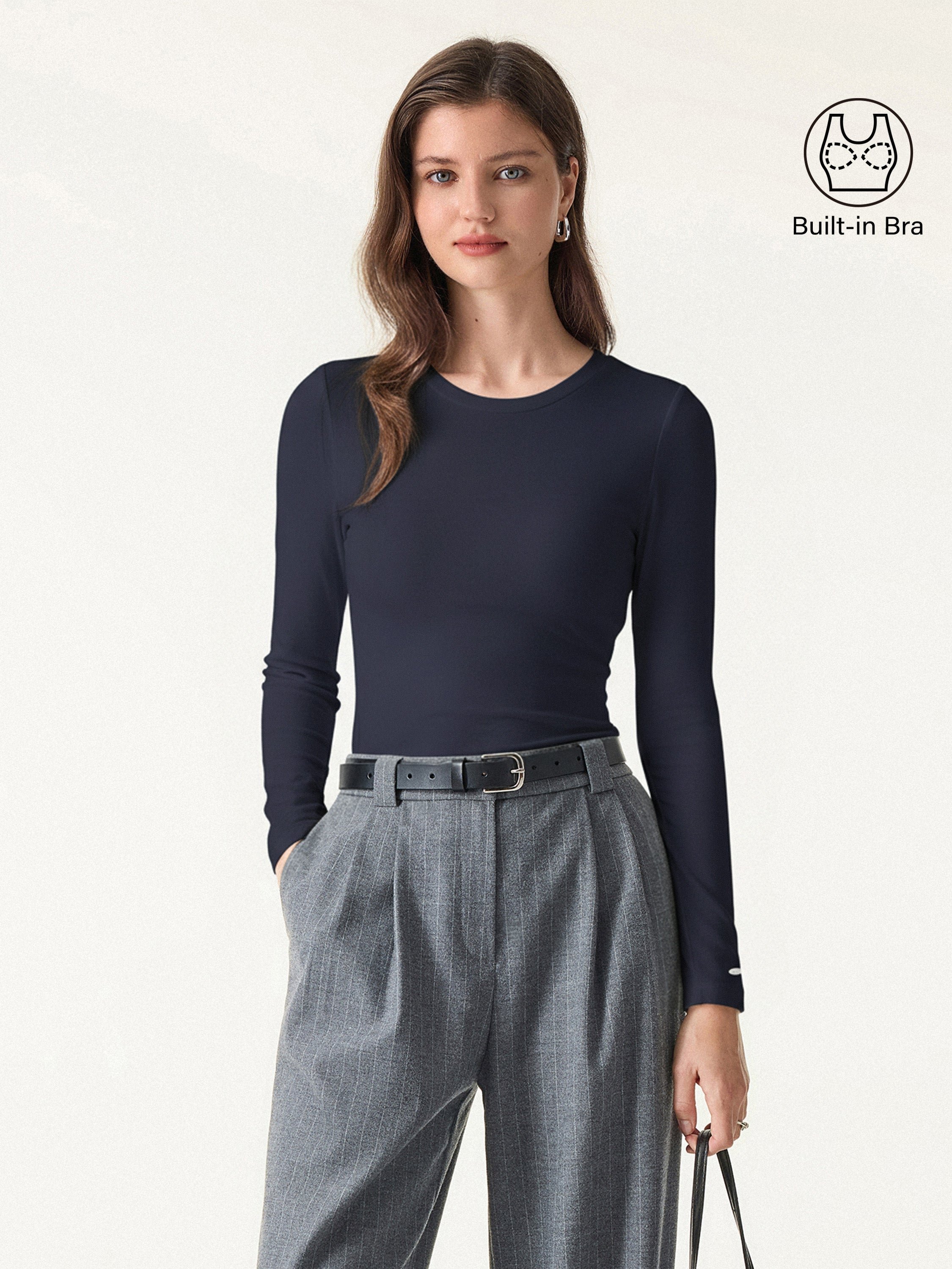 LiteWarm Crewneck Long Sleeve Brami