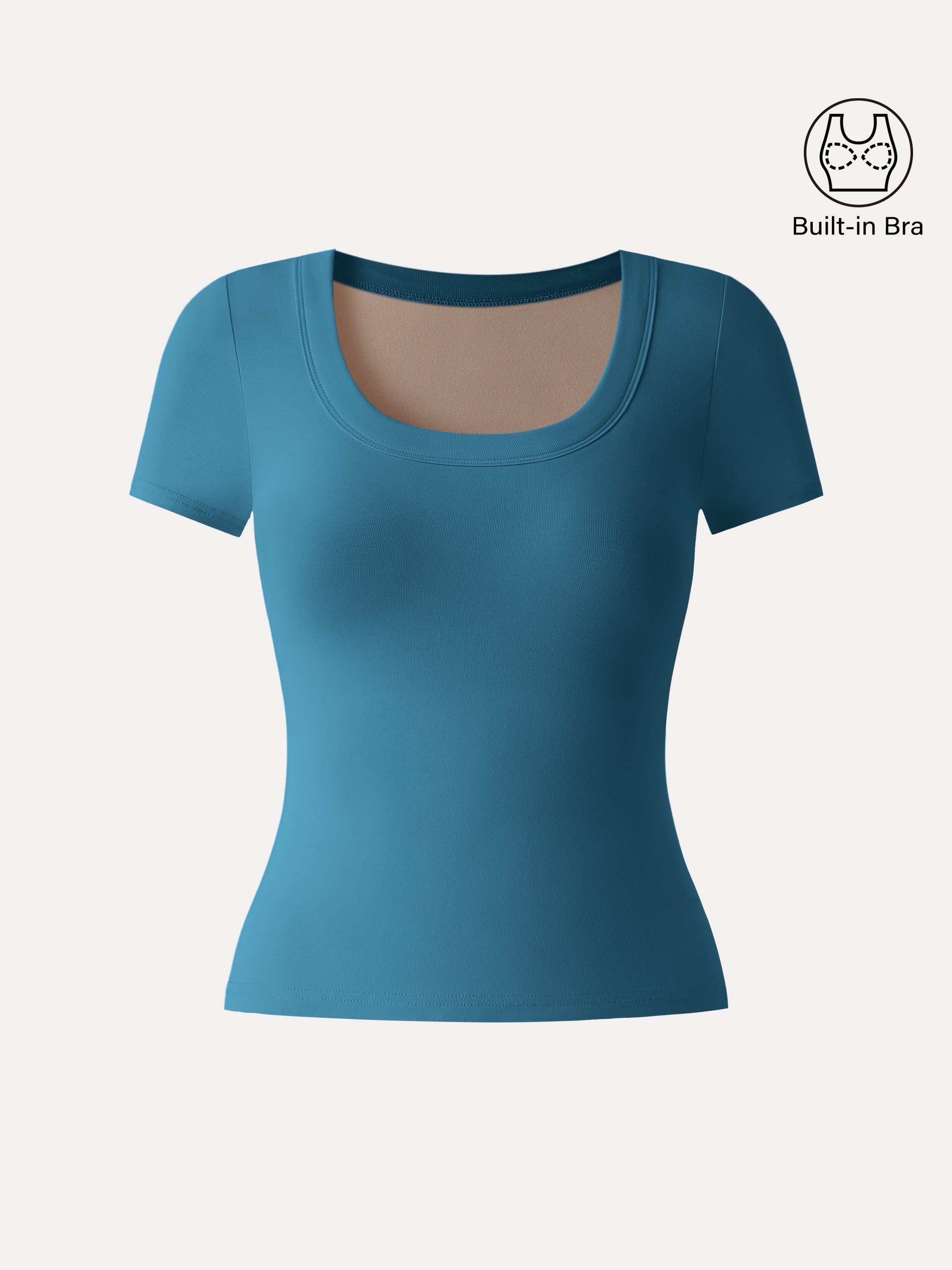SkinKiss U-Neck Short Sleeve Everyday Brami