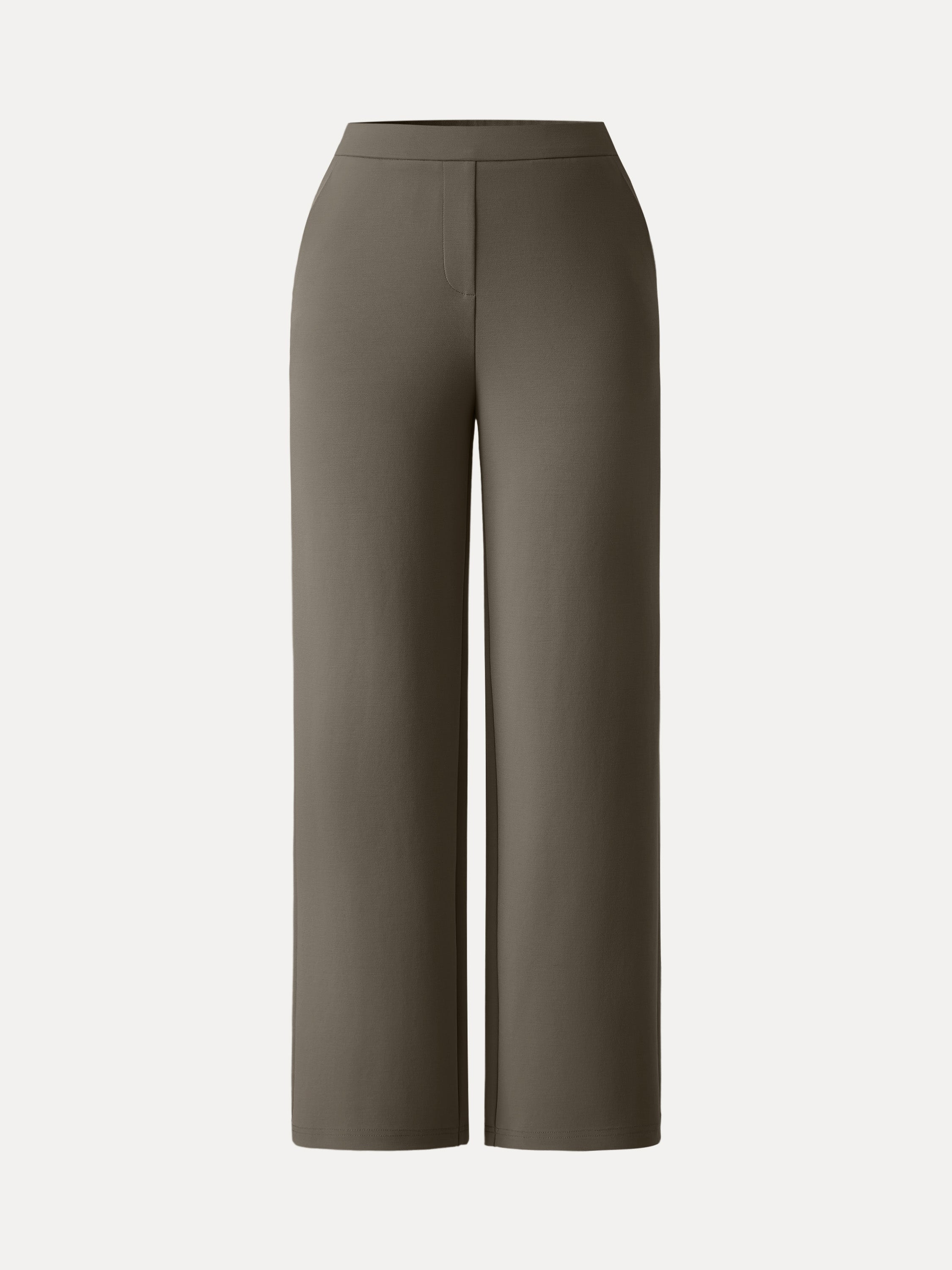 Sandwashed Modal Breathable Straight Leg Pull-on Travel Pants