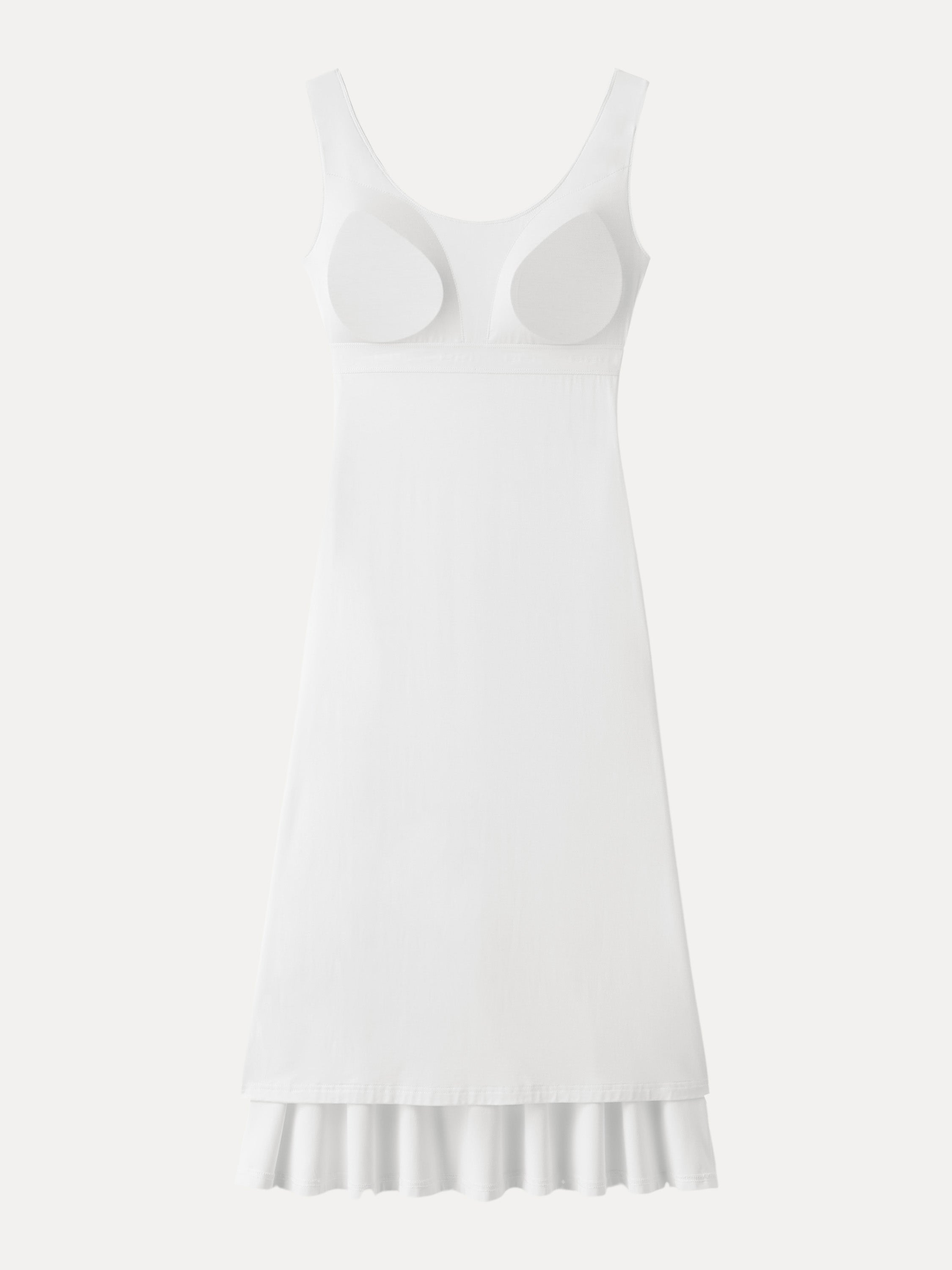 Scoop Neck Midi Low Back Brami Dress
