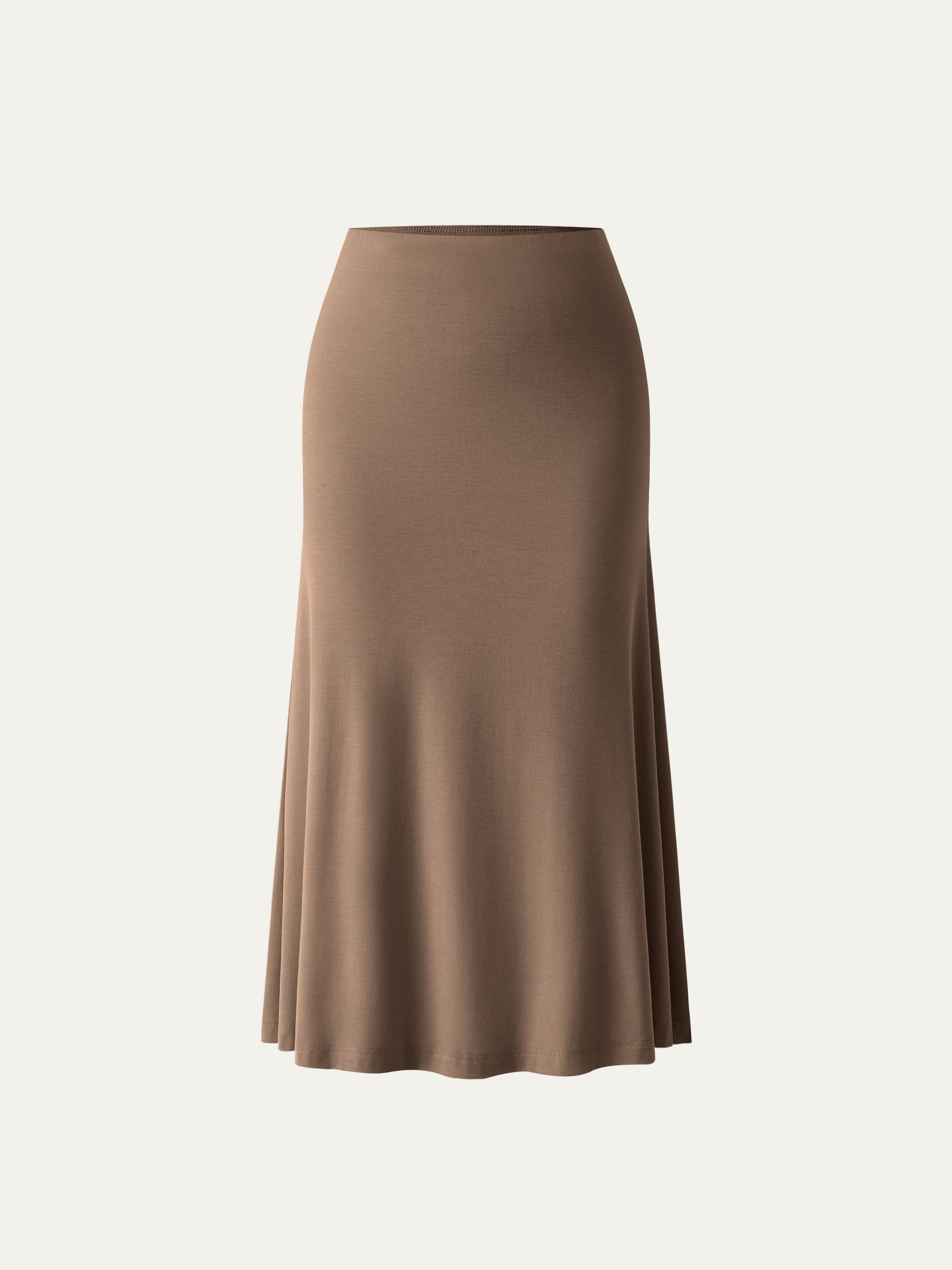 Breezy Pull-on Mermaid Midi Skirt