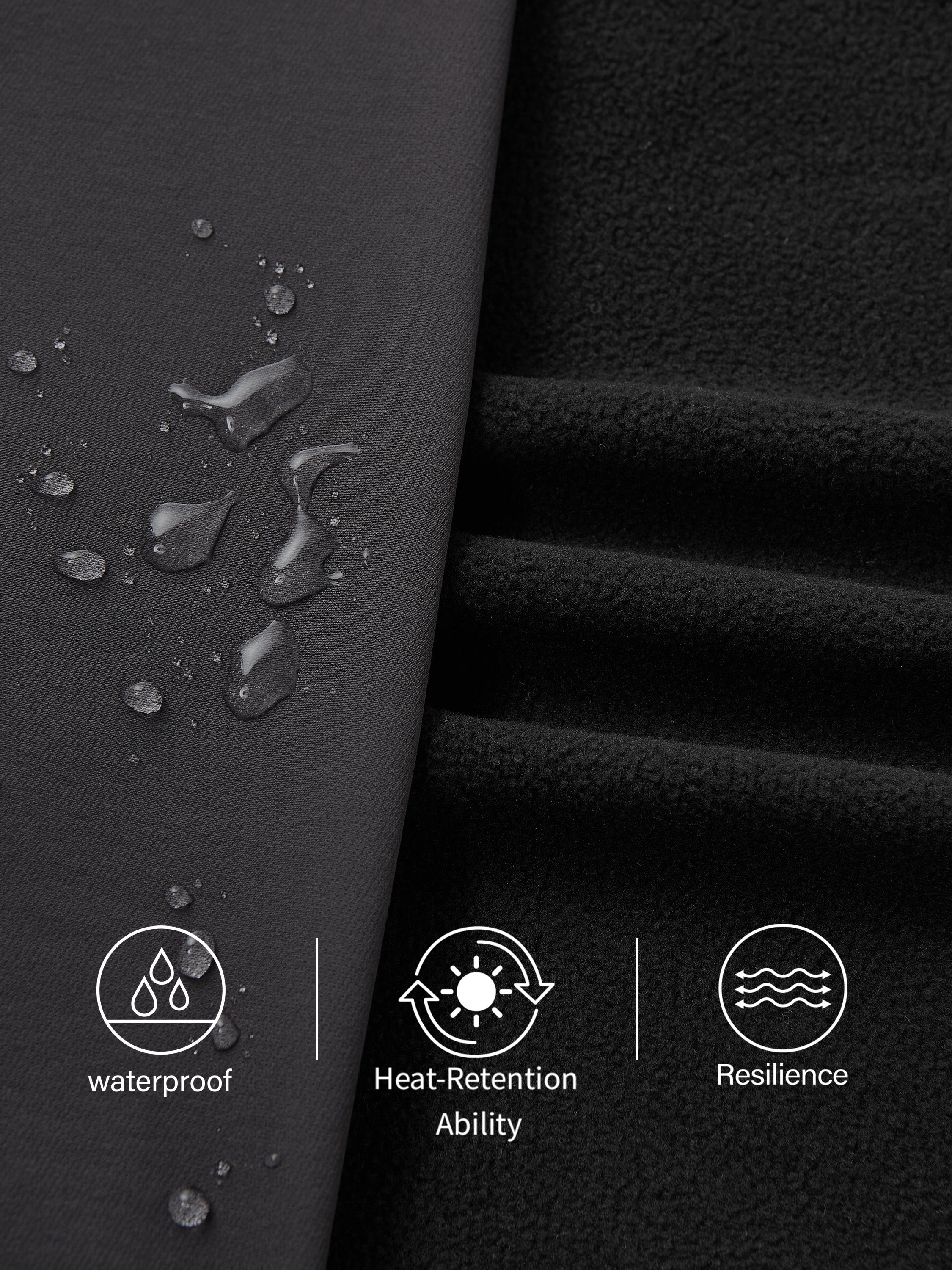 Waterproof Hooded Fleece Jacket
