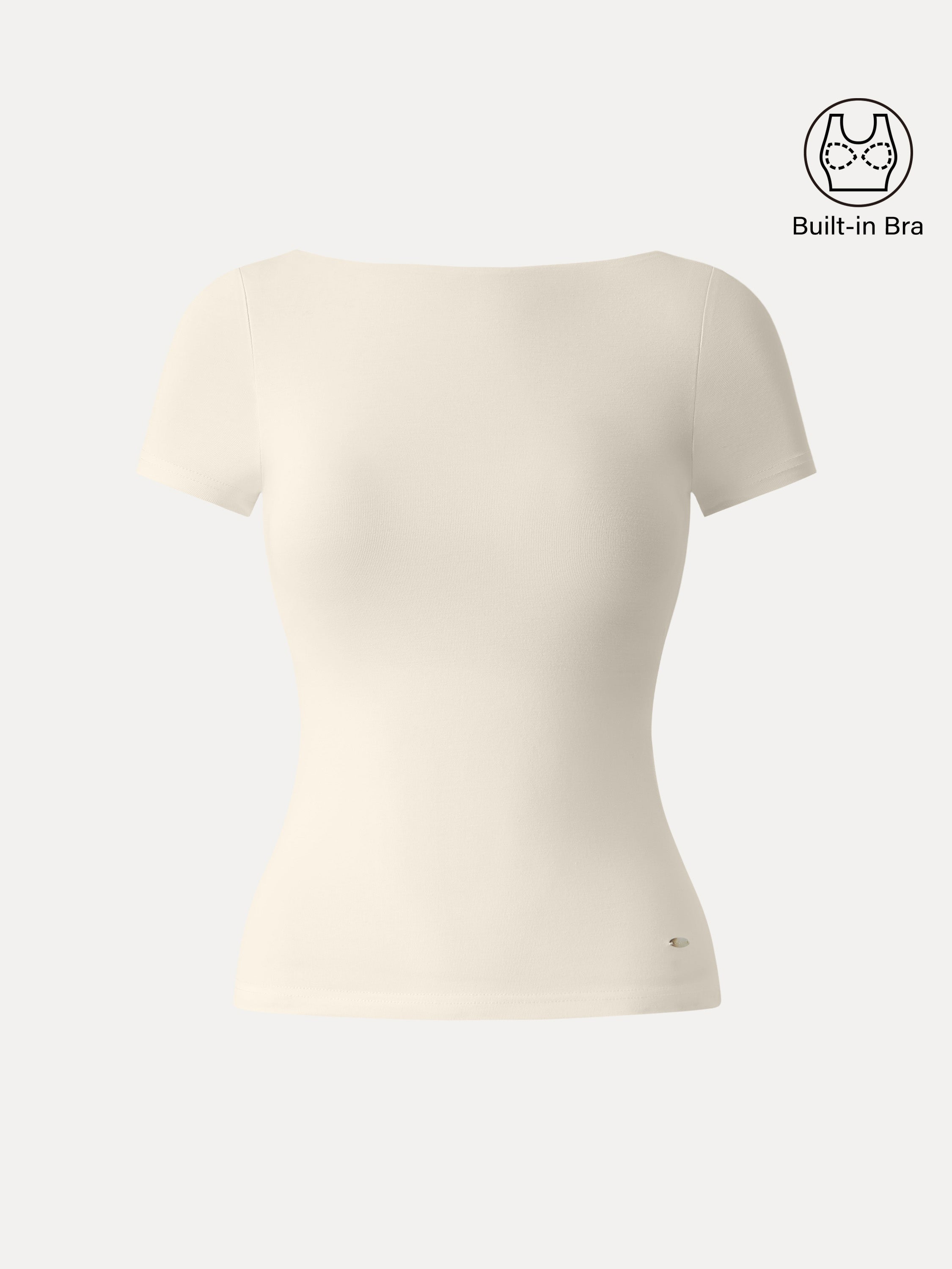 SkinKiss Boatneck Short Sleeve Brami