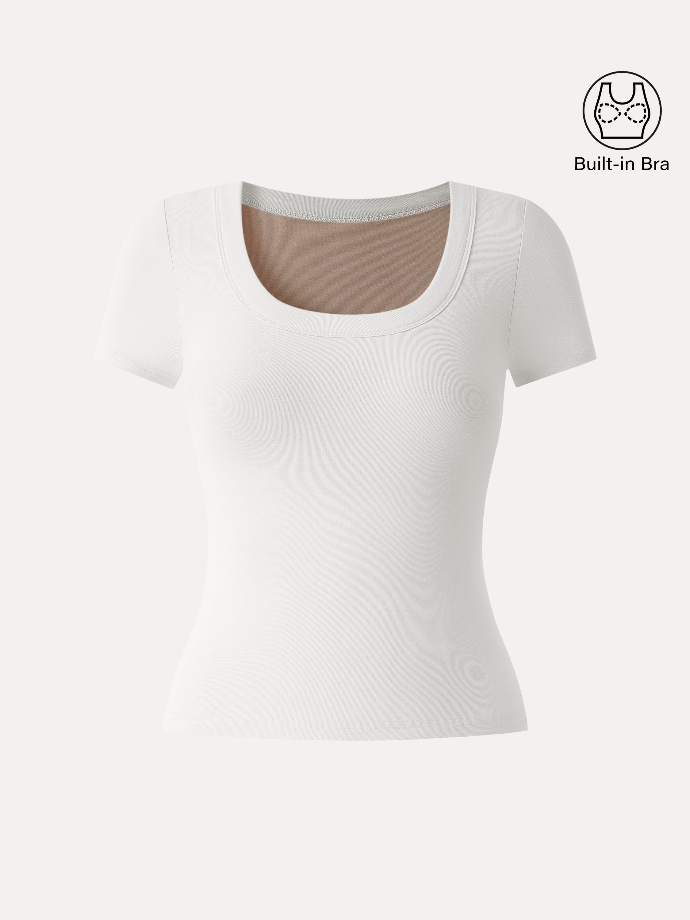 SkinKiss U-Neck Short Sleeve Everyday Brami