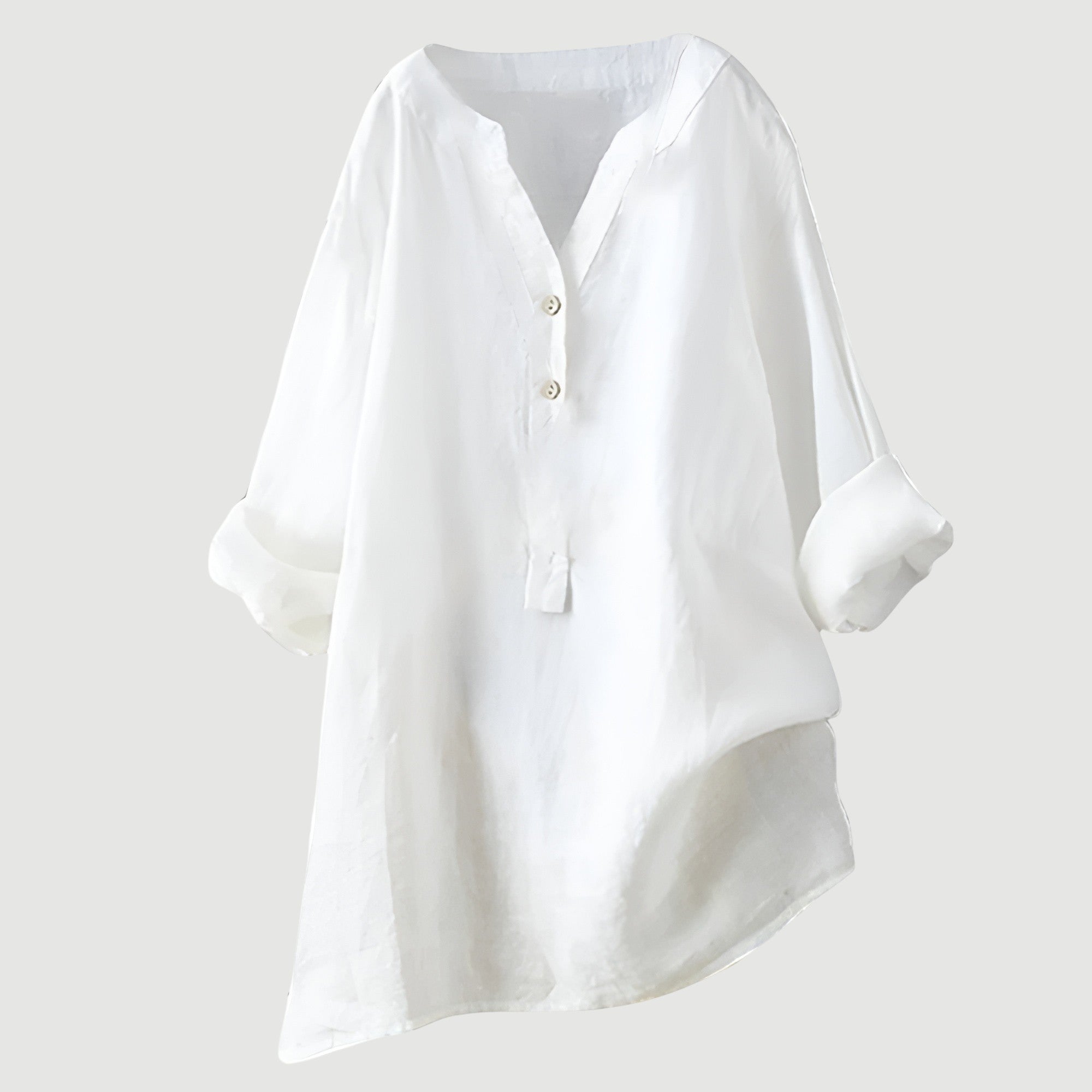 Linda | Relaxed Linen Blend Blouse