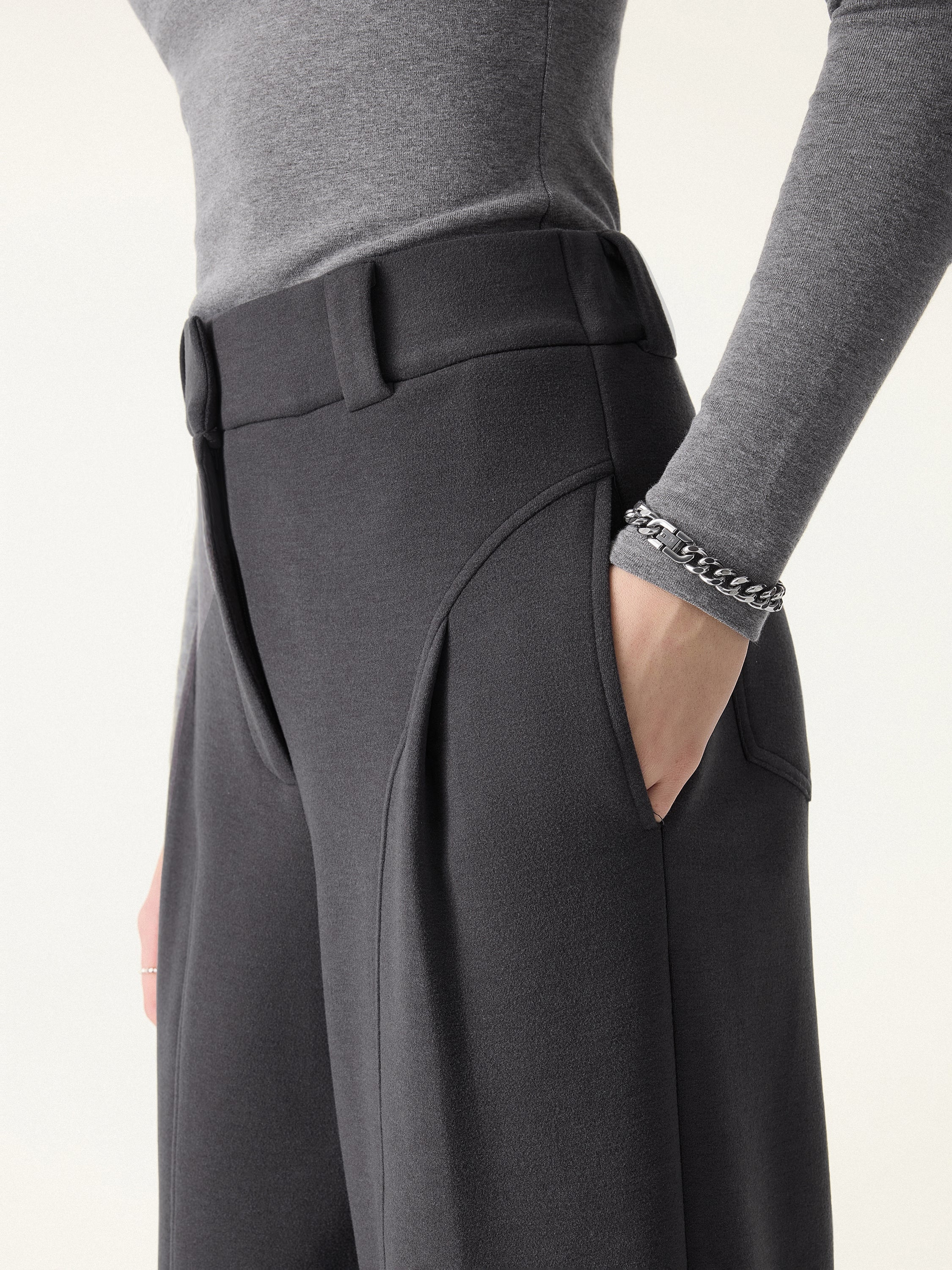 FuzzLuxe Flyfront Super Wide Leg Pants