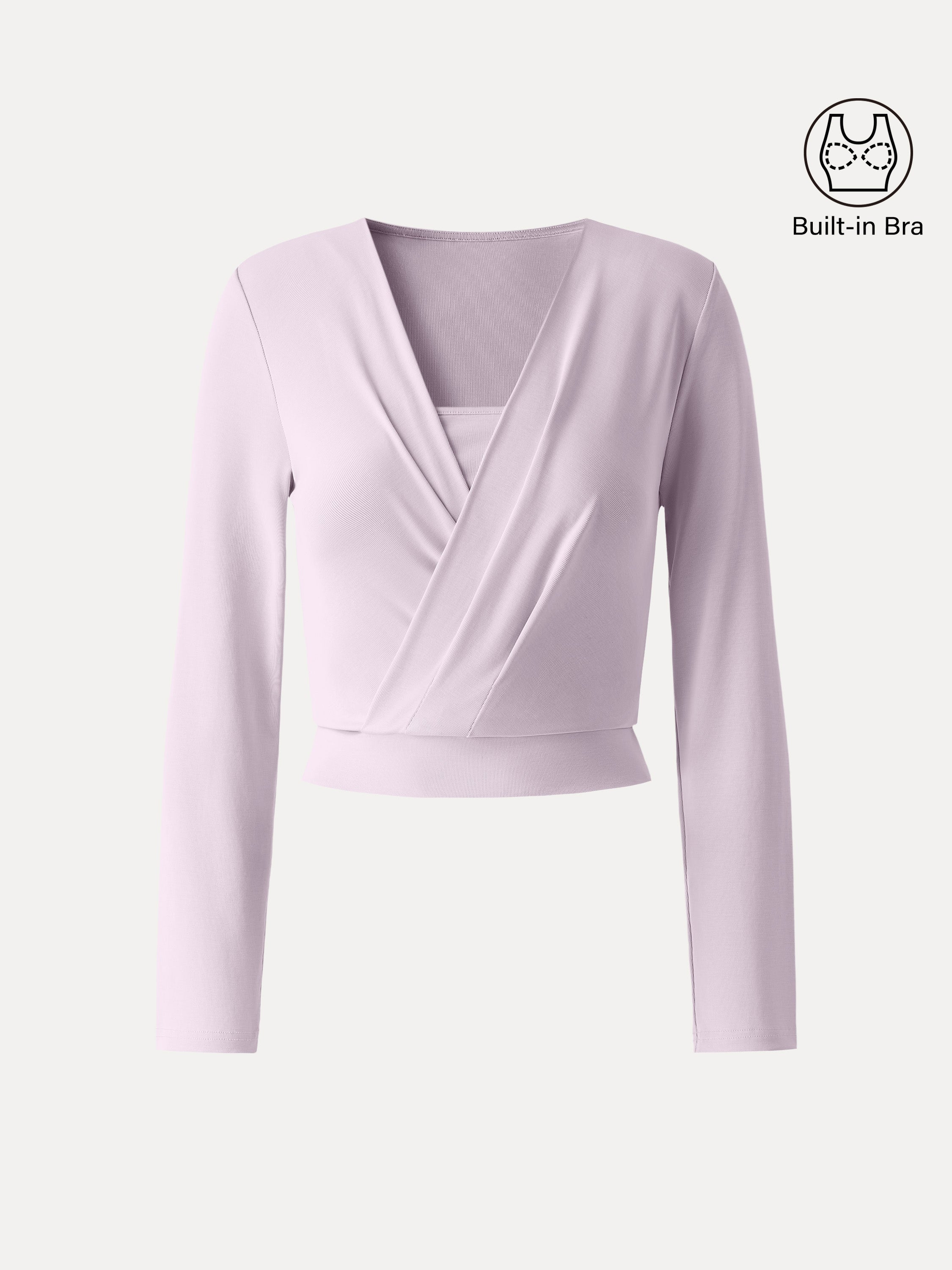 Sandwashed Modal 2-in-1 Wrap Brami Top