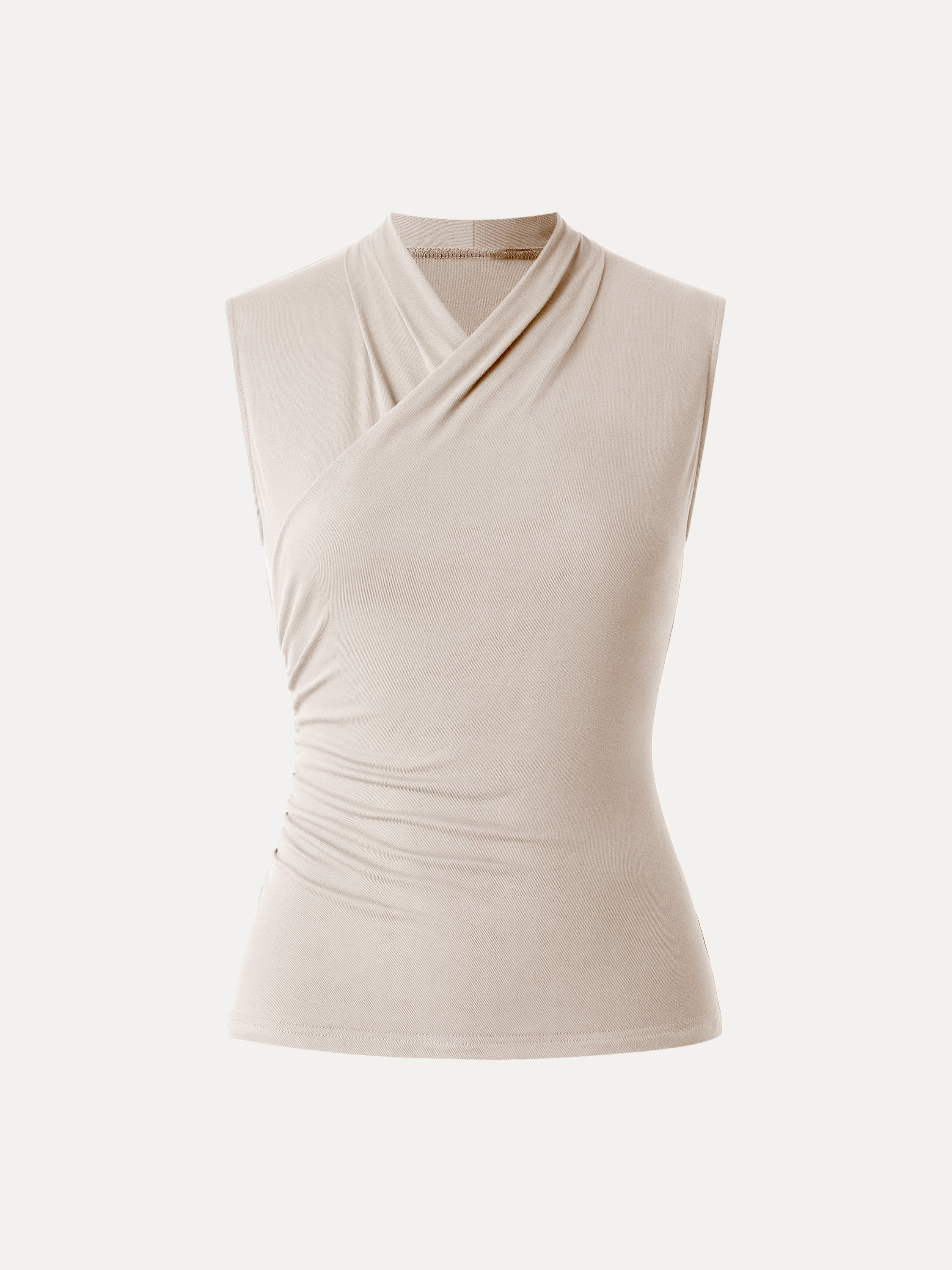 Effortless Surplice Second-skin Tank